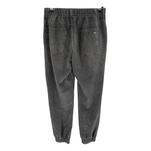 Rag & Bone 'Miramar' Black Cotton Terry Jogger Pant Size S - Picture 3 of 4